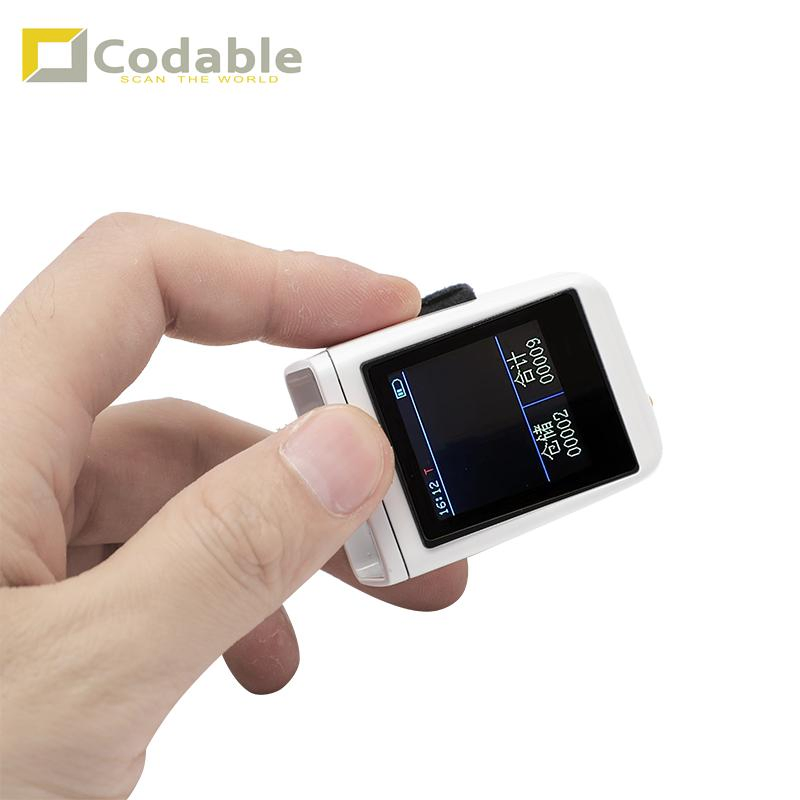 Codable RS7300 Mini 2D Wireless Premium Finger Barcode Scanner Bl Replacement of Zebra RS5100