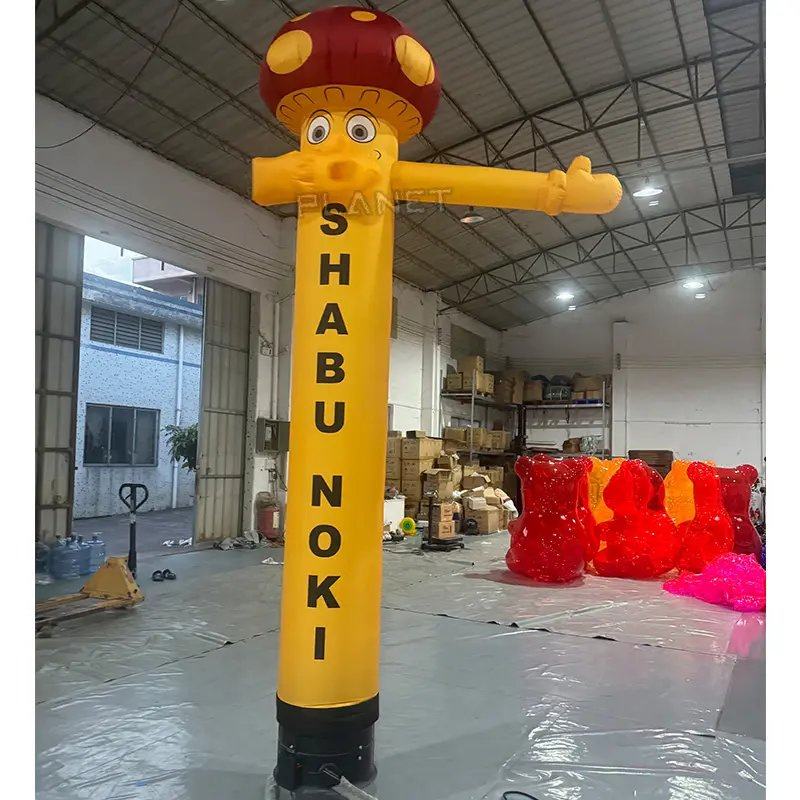 Custom Logo Outdoor Sky Wave Tube Man Inflatable Advertising Air Dancer with Blower