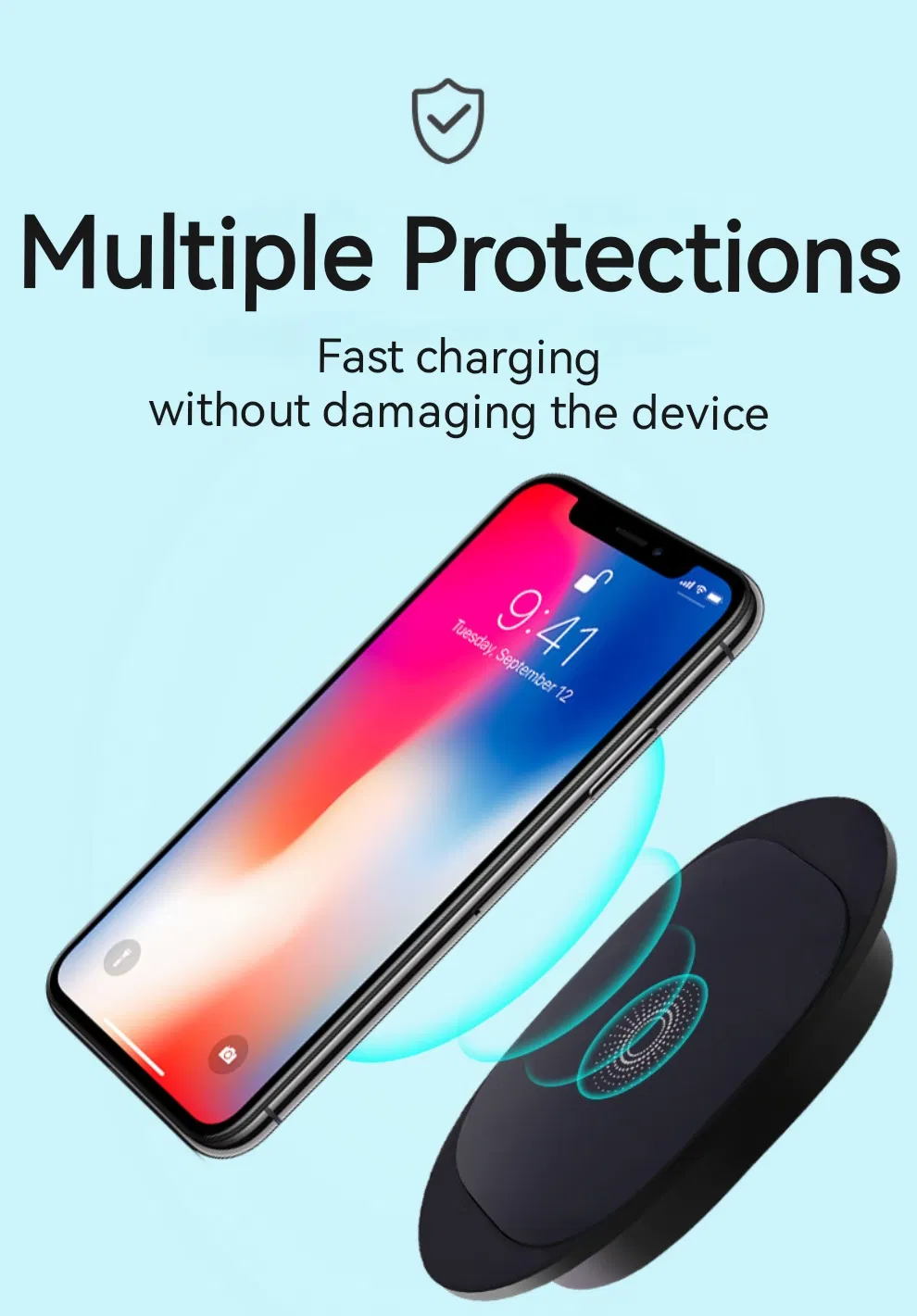 Беспроводная док-станция скрытого монтажа ANSSIN, 20мм