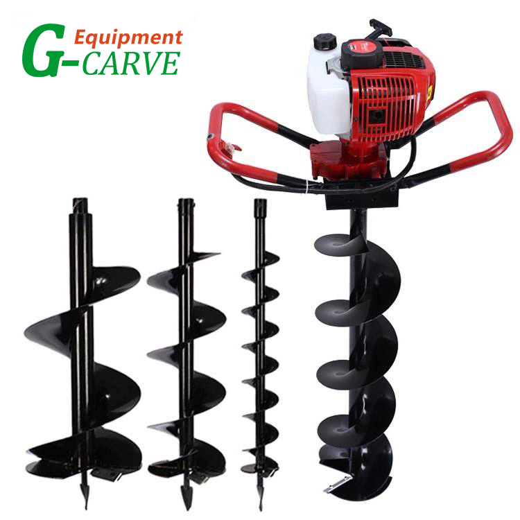 G-Carve House Garden Two Stroke 52cc Tree Planting Earth Hole Drilling Machine