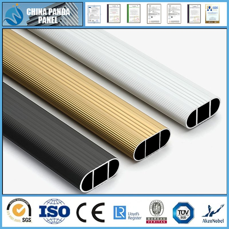 Extendable Aluminum Rod Clothes Bar for Wardrobe and Closet Storag