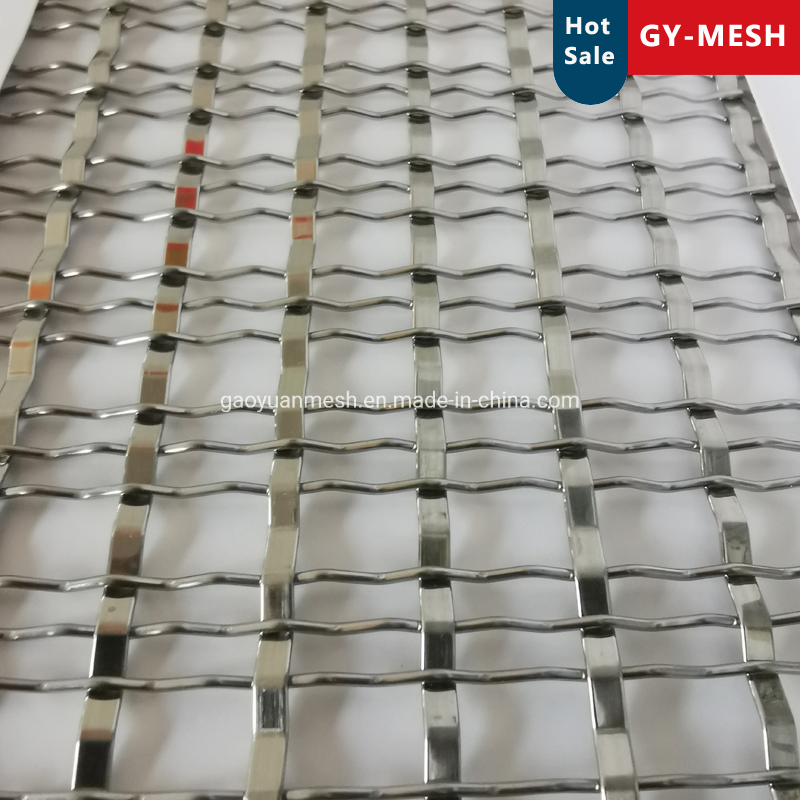 Decorative Brass Wire Mesh Grill Copper Woven Mesh/Stainless Steel Crimped Mesh