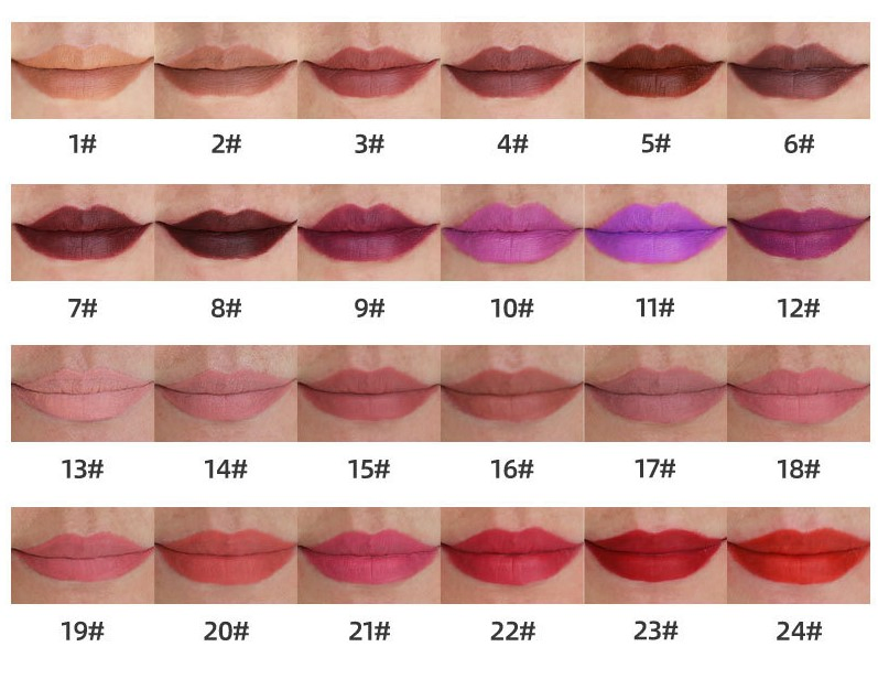 Private Label Matte Lipstick Vegan Long Lasting Lipstick Waterproof Matte Solid Lipstick