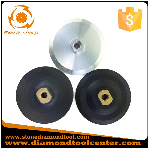 Stone Wet Polisher Polishing Metal Rubber Backer Pads