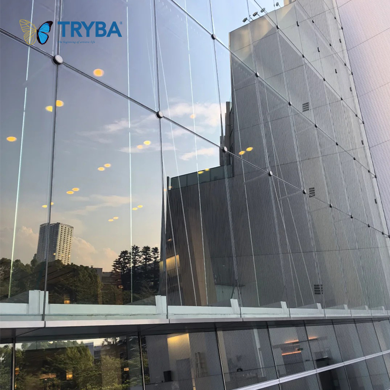 Crystal Clear Views Delivered by Ultra-Transparent Glass Curtain Wall