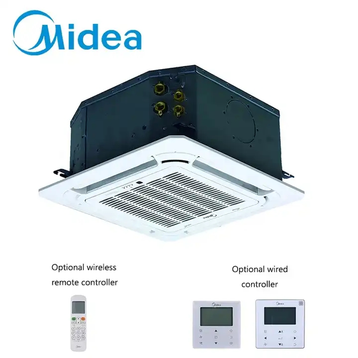 Midea 2-Pipe 4-Way Cassette 22-240V 850cfm Centrifugal Fan Coil Unit Air Conditioner Cassette