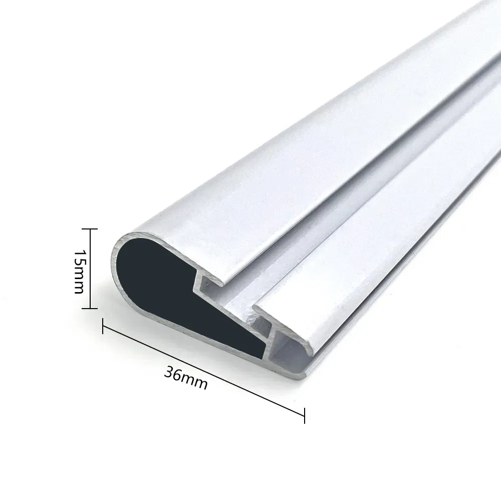 Power Coating High Quality Roller Blinds Bottom Rail for Interior and Exterior Decoration
