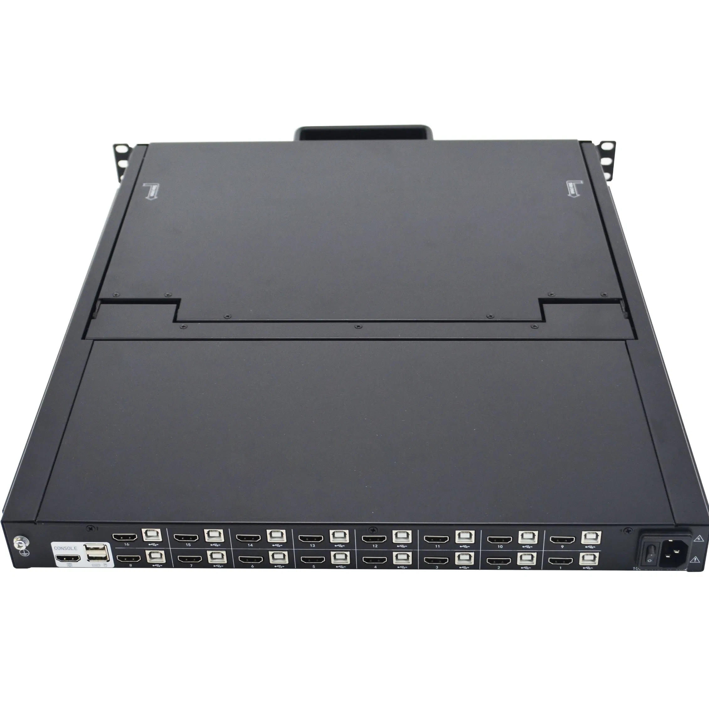 JD2701 1U KVM-консоль с 17-дюймовым LCD-экраном