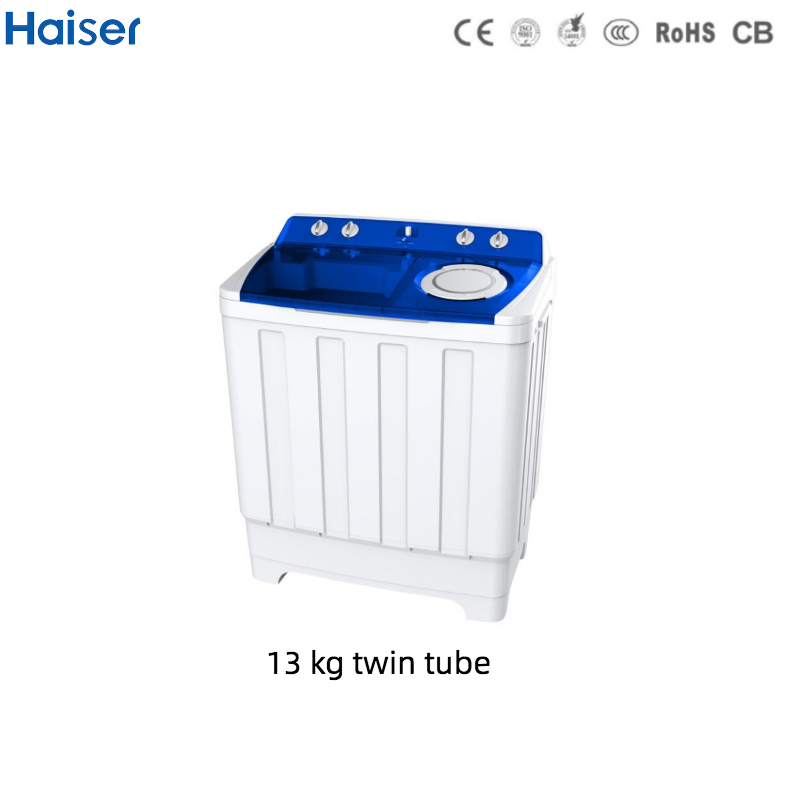 13 Kg Twin Tube Washing Machine with High Speed 1400 Rpm