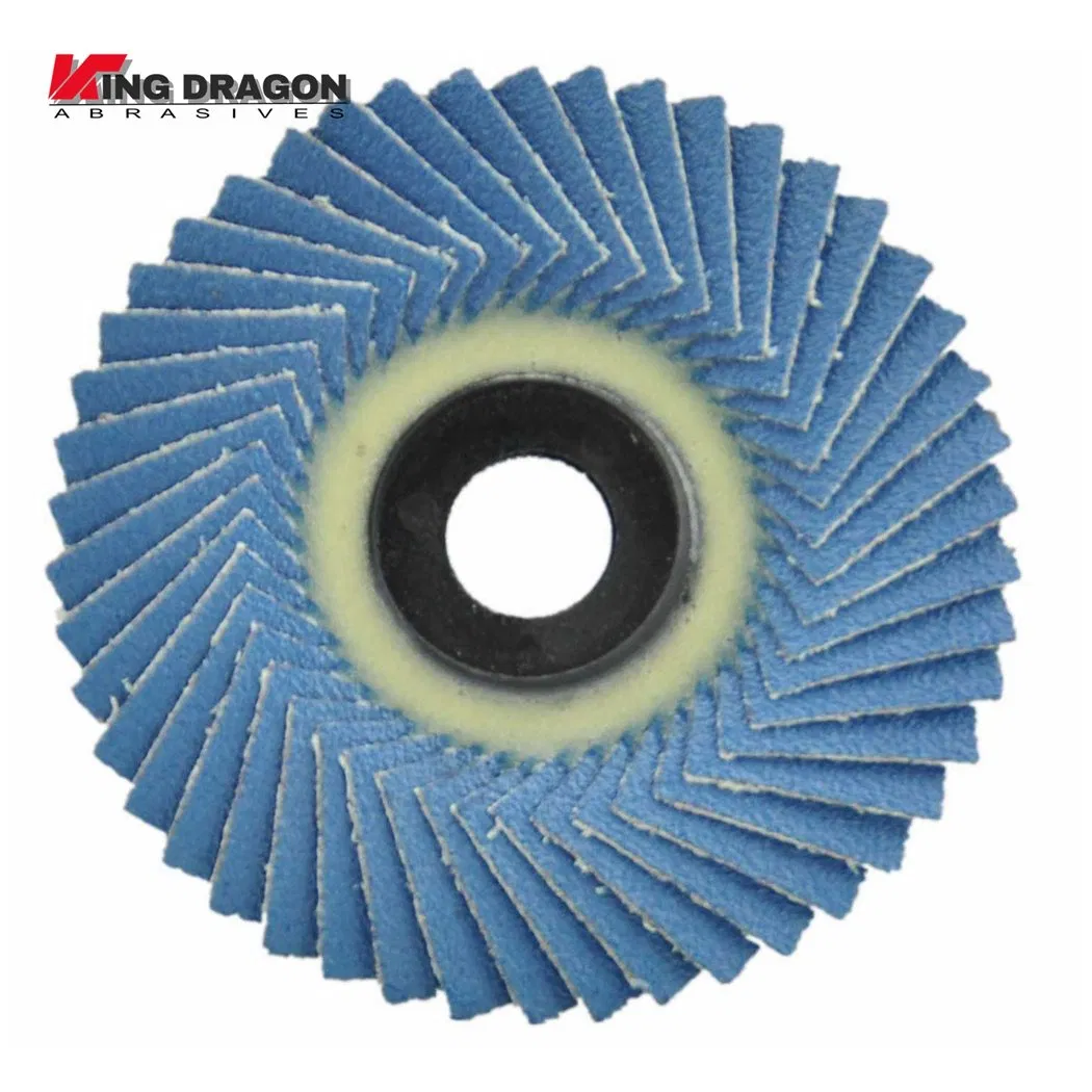 Лепестковый круг из циркония 100 мм, зерно 320, T27