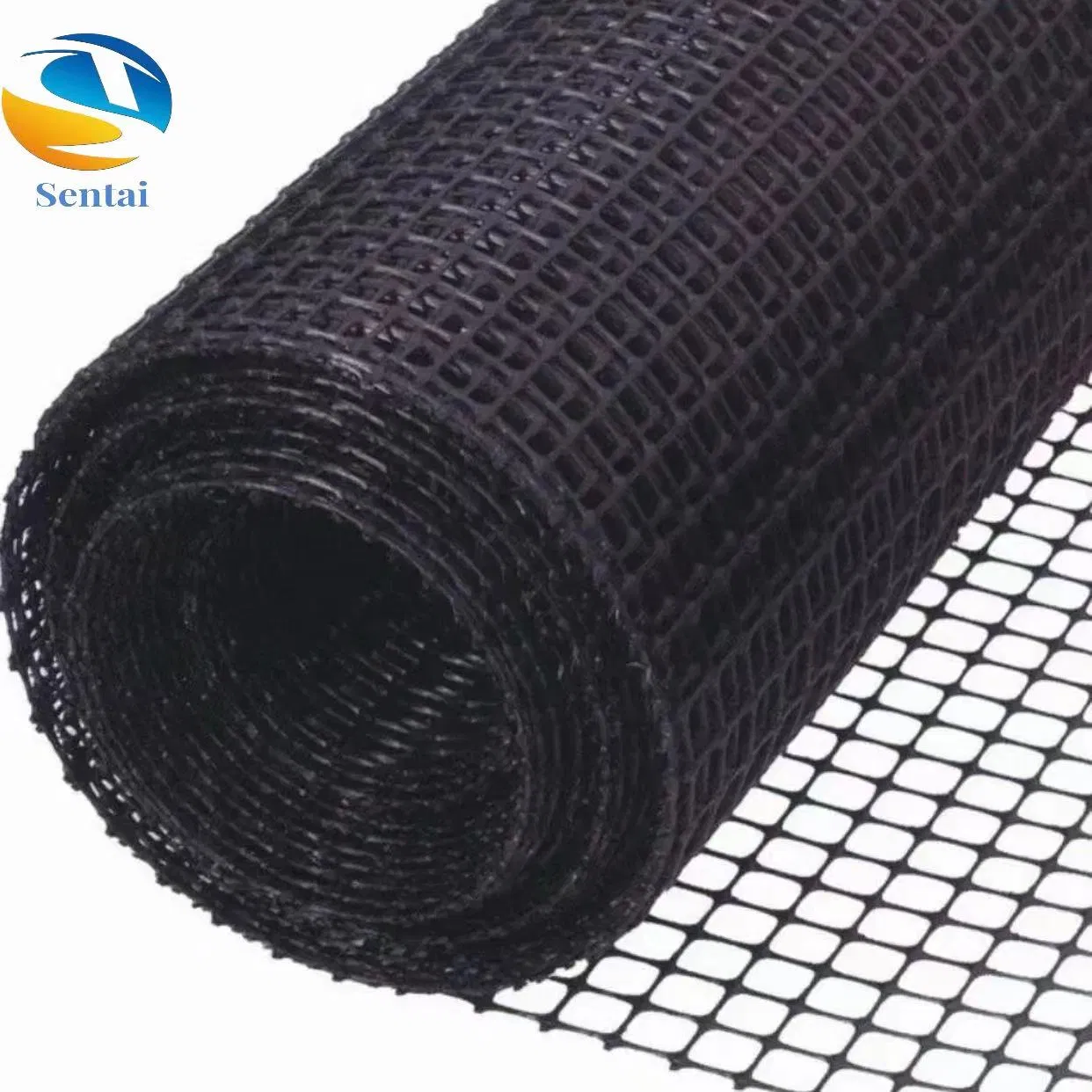 Black Asphalt Road Biaxial Plastic Geogrid for High-Quality Reinforcement Earthwork with MSDS