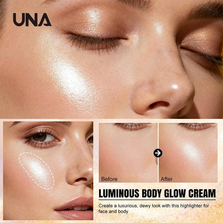 Skin Care Lotion for Women Custom Logo Hydrating Radiant Finish Natural Vegan Highlight Skin Brightening Lotion