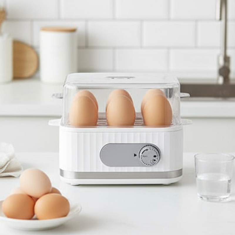 Premium 6-Egg Boiler with Timer and Beep Alert Feature