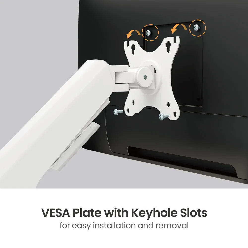 Газлифтовый кронштейн для монитора 17-40 дюймов, 12 кг