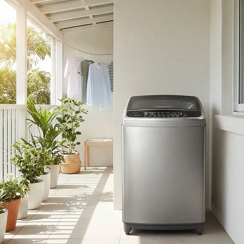 High-Efficiency 18kg Top Loading Washing Machine for Home