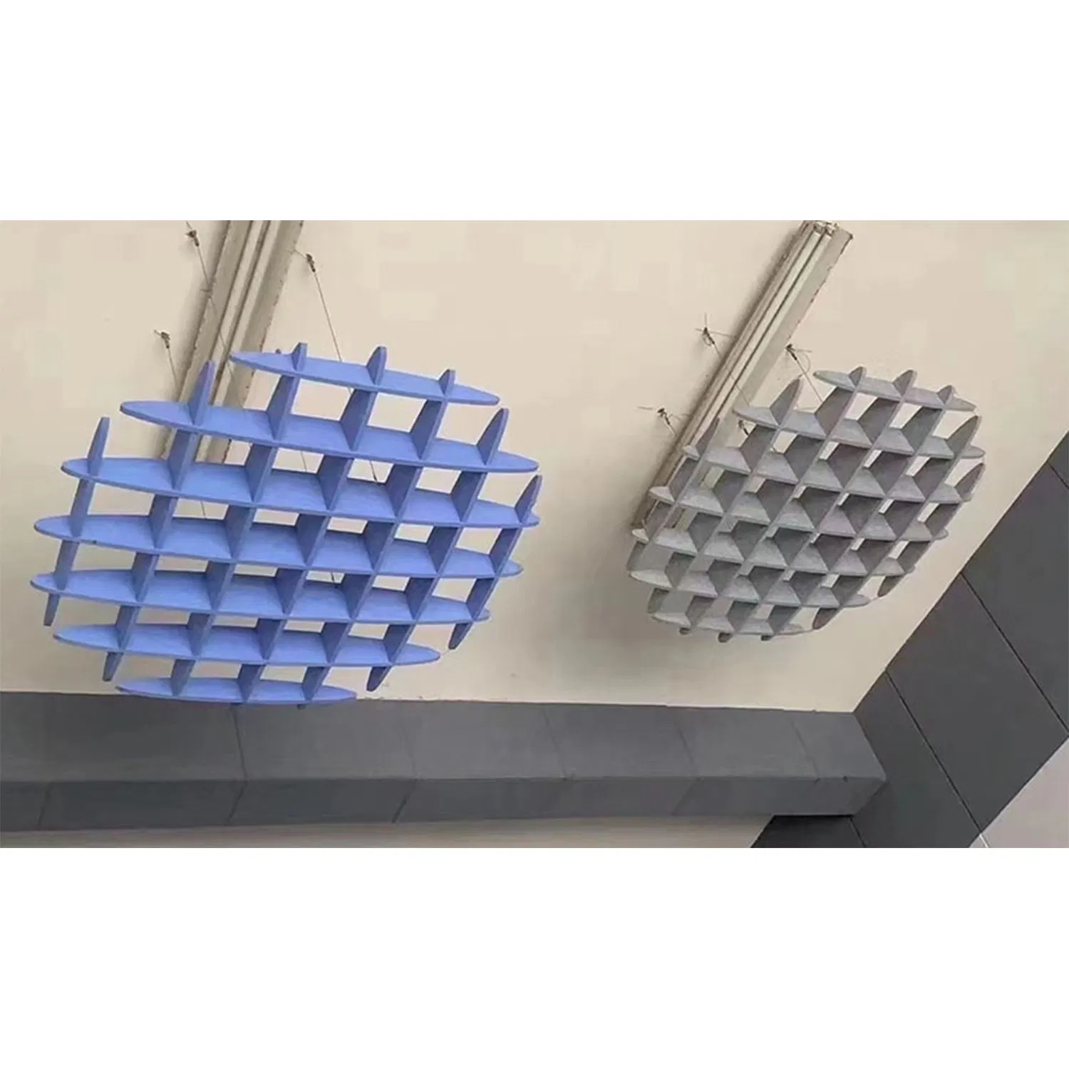 Factory Supply 3D Wallpaper Prefab Houses Hexagon Polyester Fiber Absorber Decorative Acoustic Wall Panels