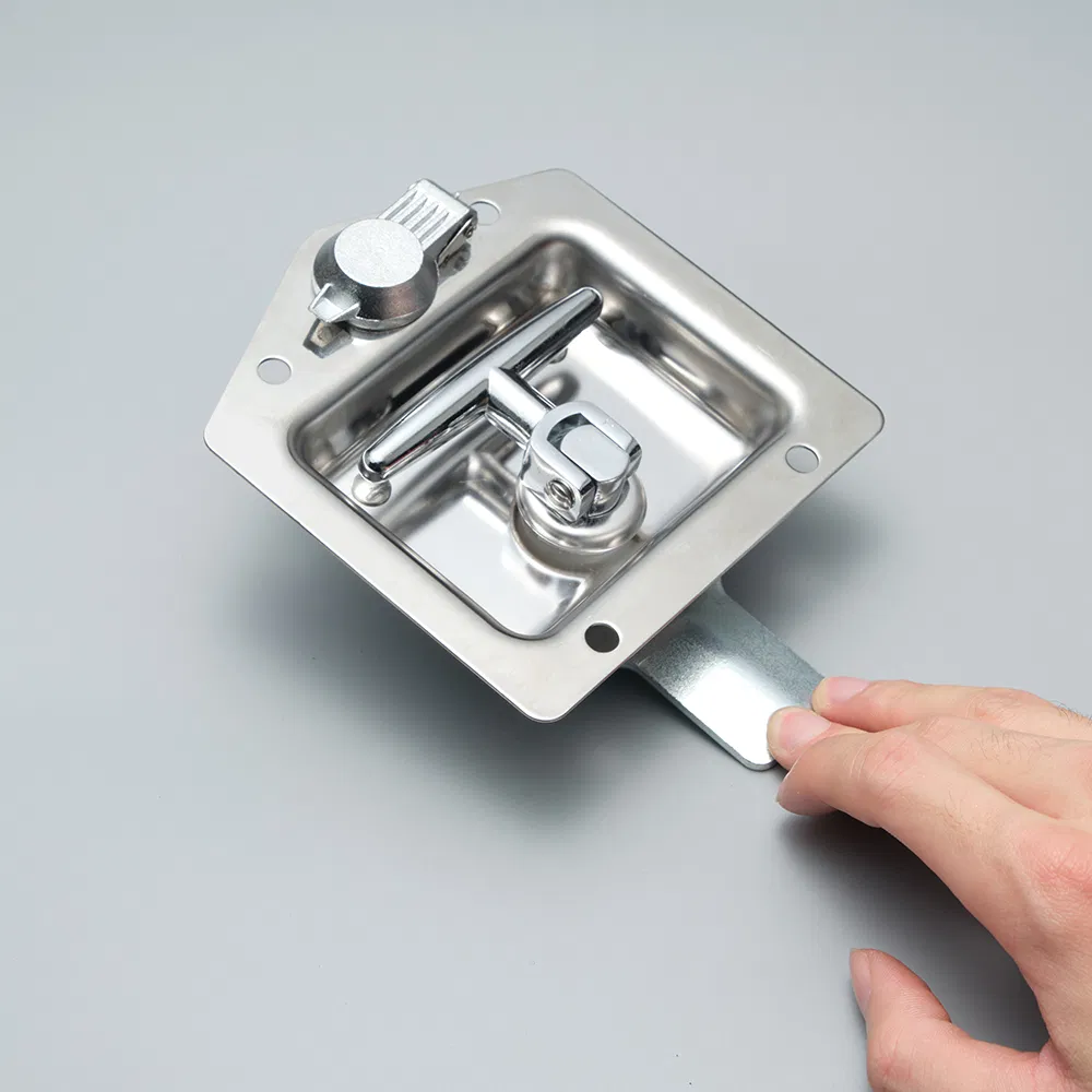T Handle Paddle Latch Truck Trailer RV Door Toolbox Distribution Box Stainless Steel Paddle Handle Latch