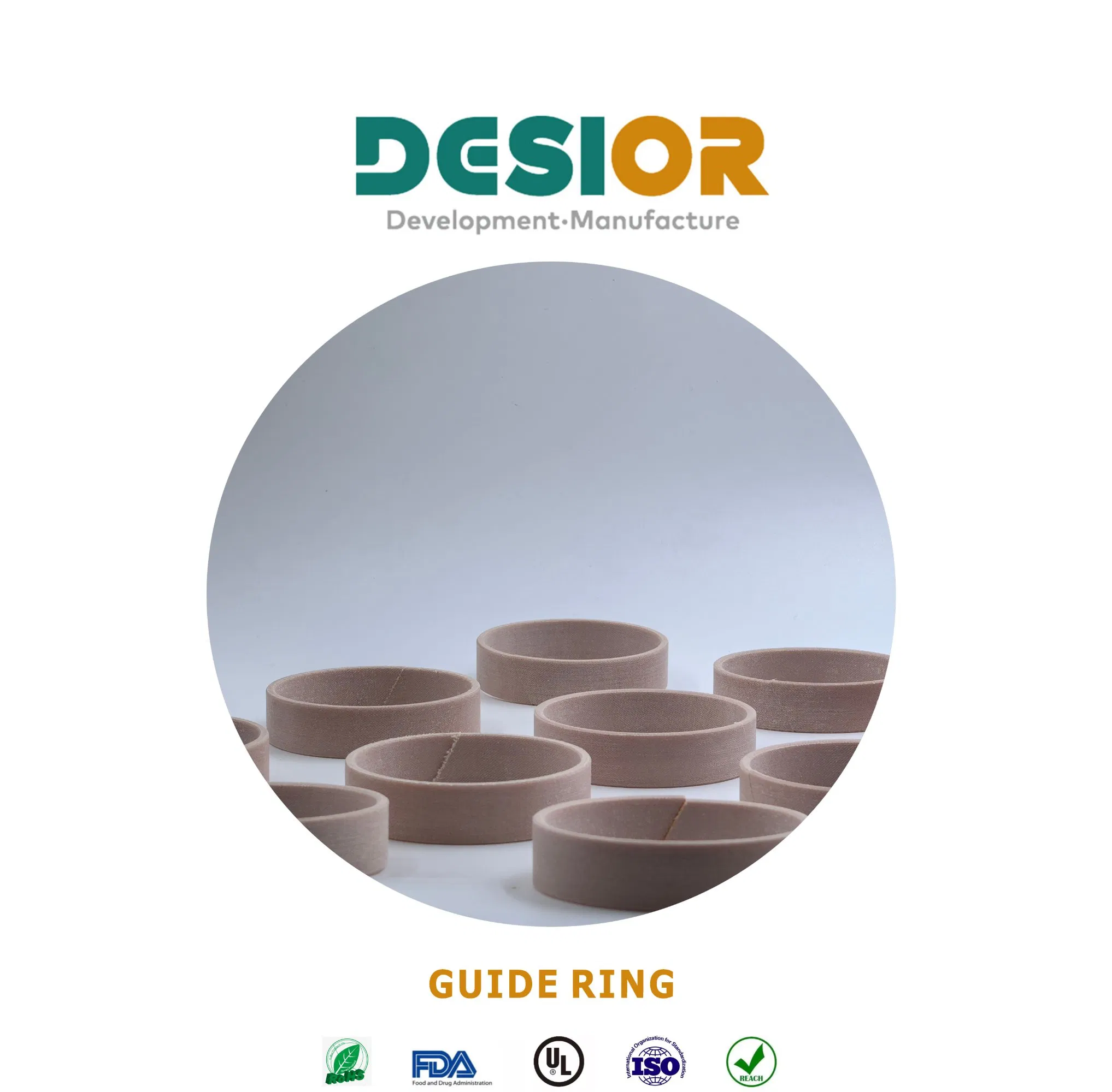 Factory Custom Wr Piston Phenolic Fabric Excavator Wear Ring Guide Ring Wr Support Ring