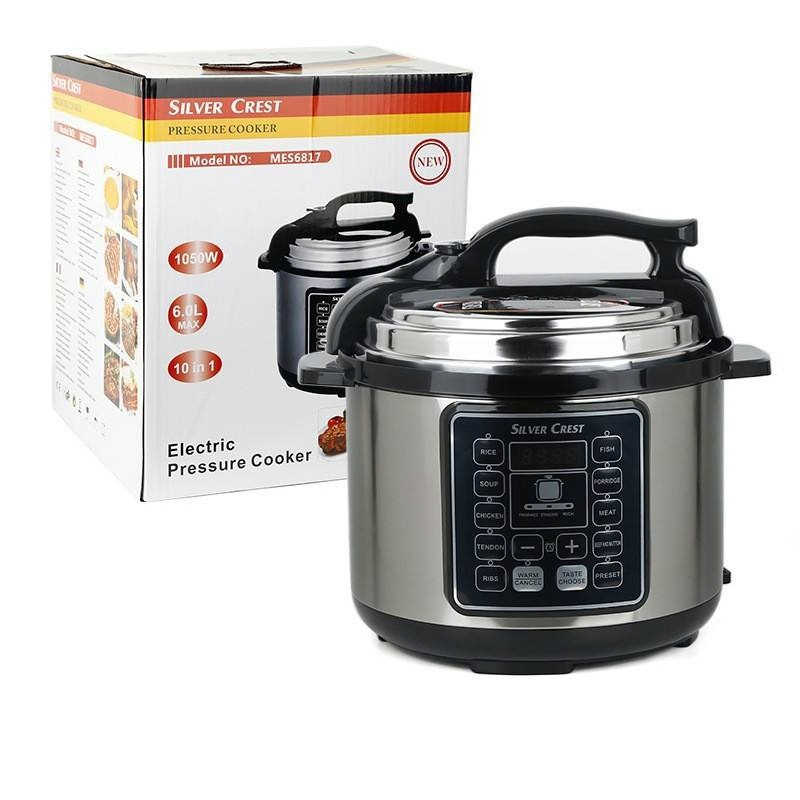 220V Cross-Border Kitchen Multifunctional 6L Stainless Steel Electric Pressure Cooker