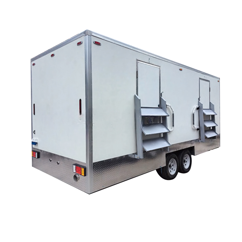 Hygienic and Efficient Multifunctional Toilet Trailer with Easy Cleaning Features