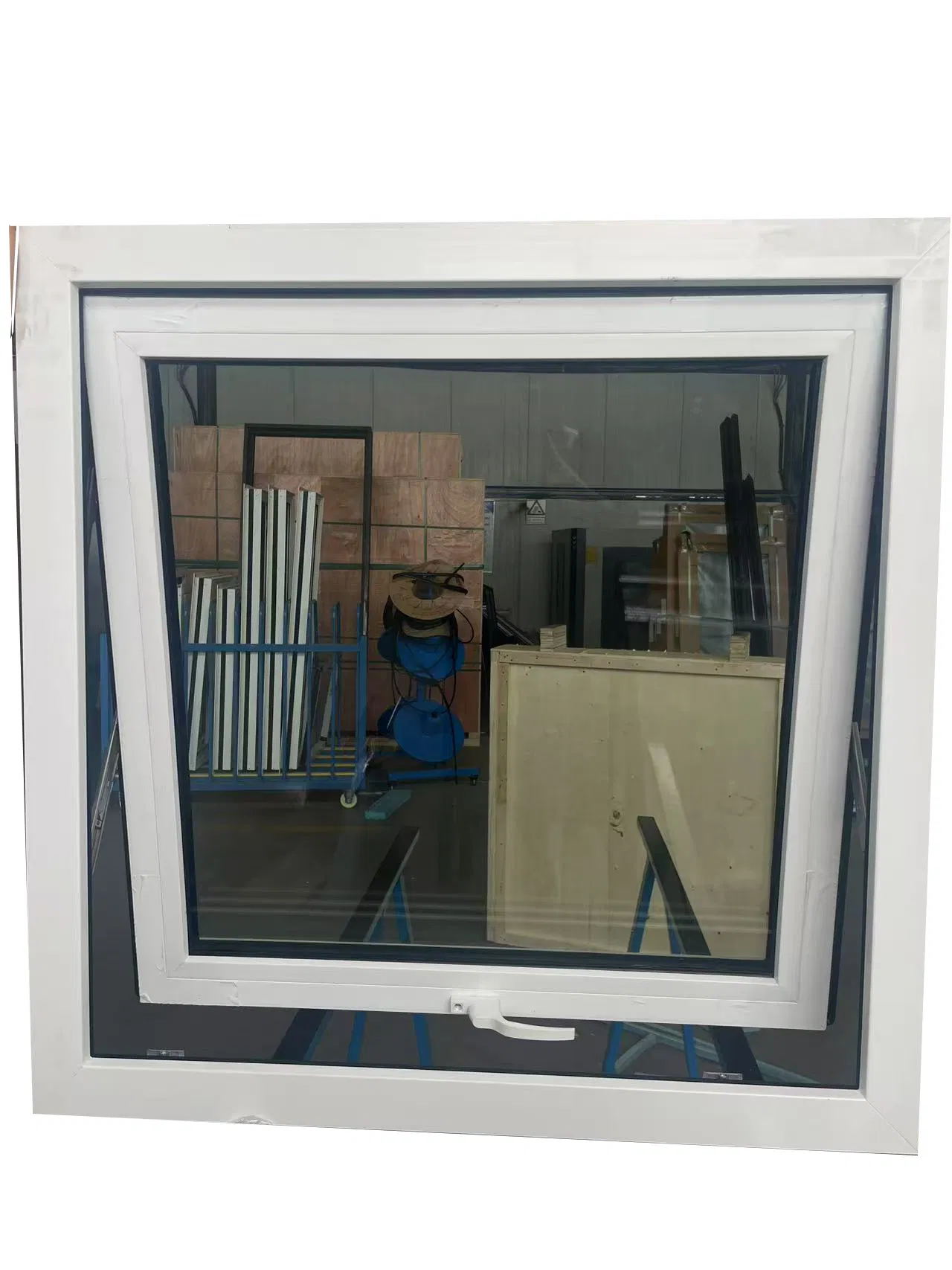 Energy-Saving 6-Chamber PVC Awning Window, Outward Opening, Double/Triple Glazing Option,