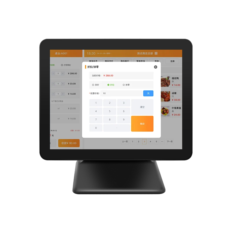 POS Terminal/Machine/System 17" Single Touch Screen Windows POS Computer with 80 Printer Scanner Retail Cash Register Guangdong OEM Factory