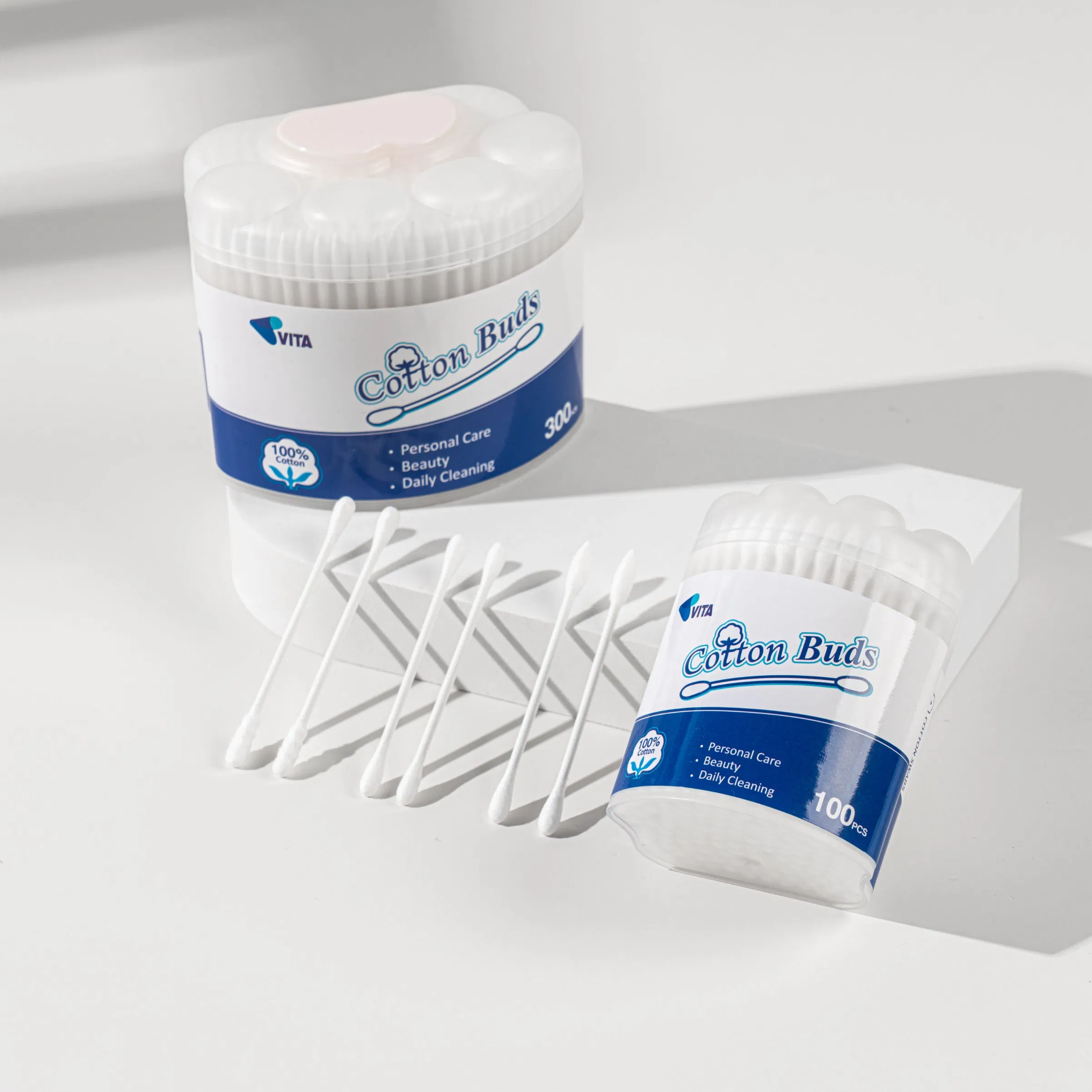 Premium 300 PCS Cotton Swabs for Gentle Cleaning and Care