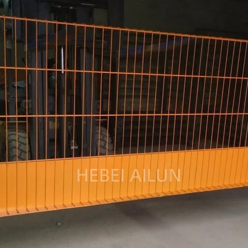 Temporary Safety Edge Protection Barrier Construction Site Perimeter Guardrail for Construction Edge Safety Metal Fence Fall Prevention Systems