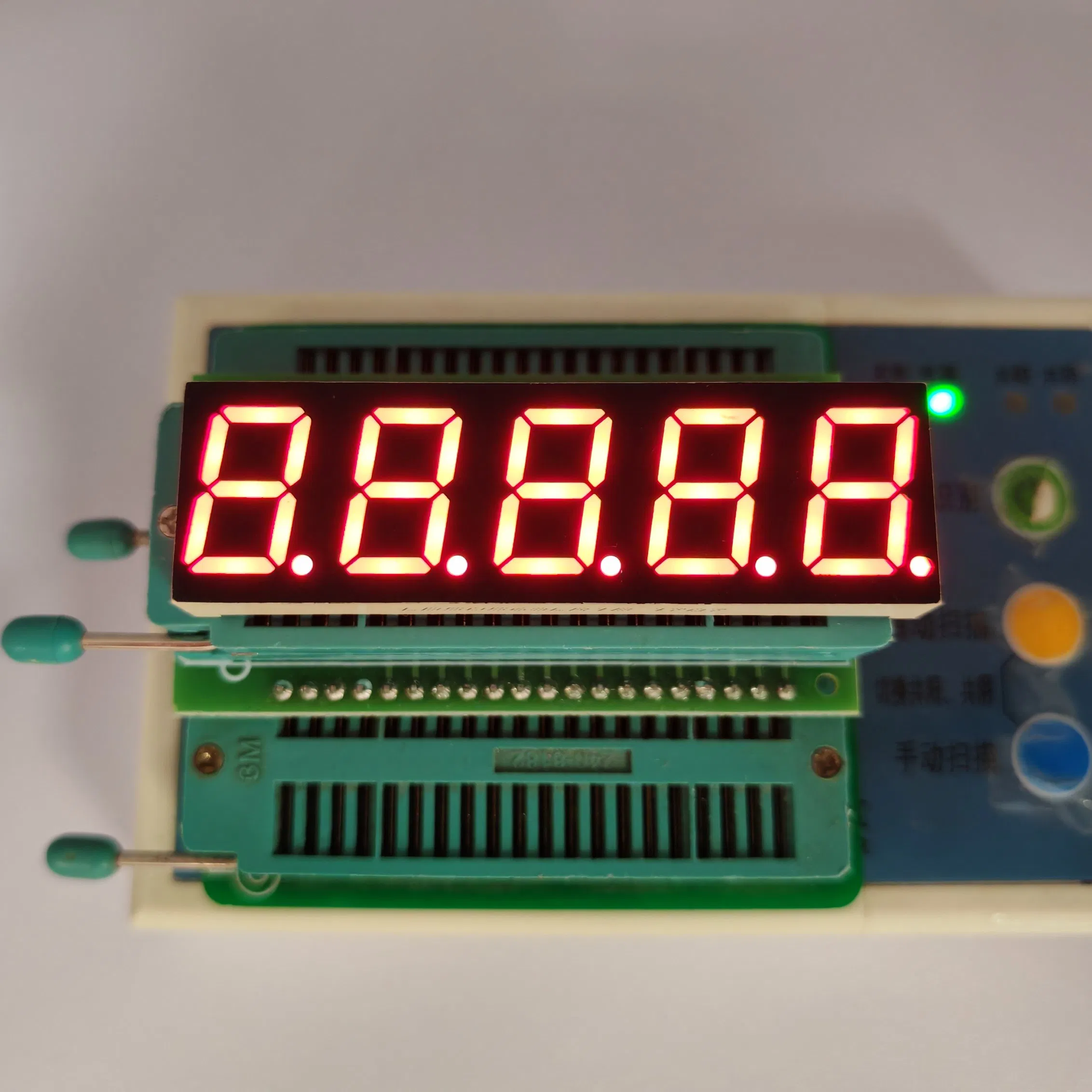 Red 5 Digit 7 Segment LED Display for Home Appliances