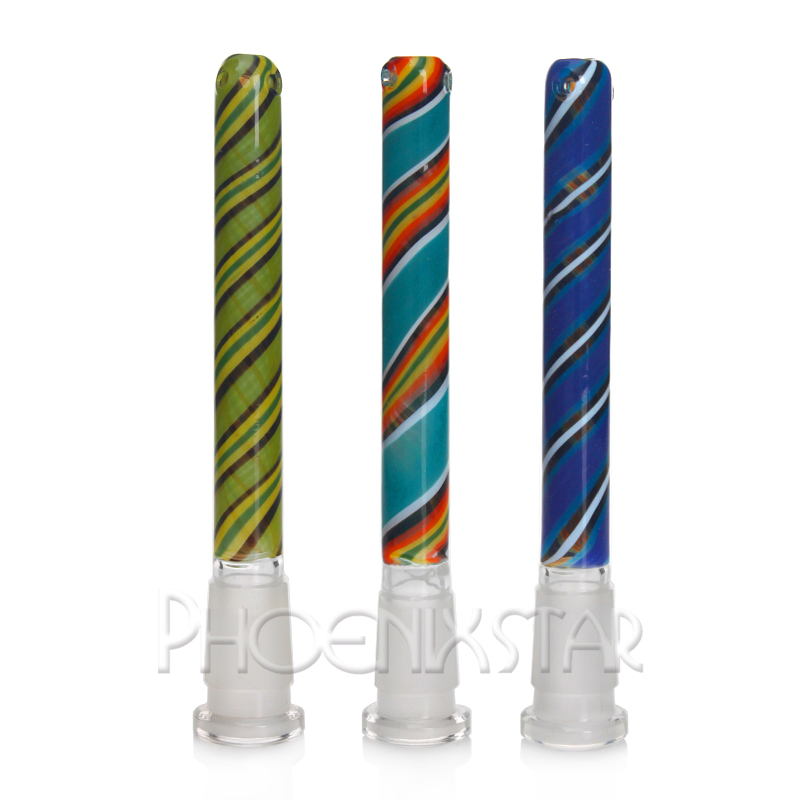 5 Inches 14.4/18.8mm Mixed American Northstar Rod Colors Glass Downstem Smoking Accessories Wholesale