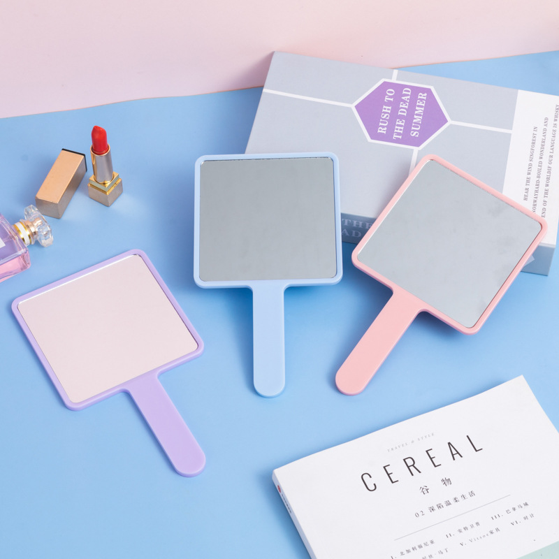 Large Square Compact Handheld Mirror Portable Makeup Mirror with Your Logo Print