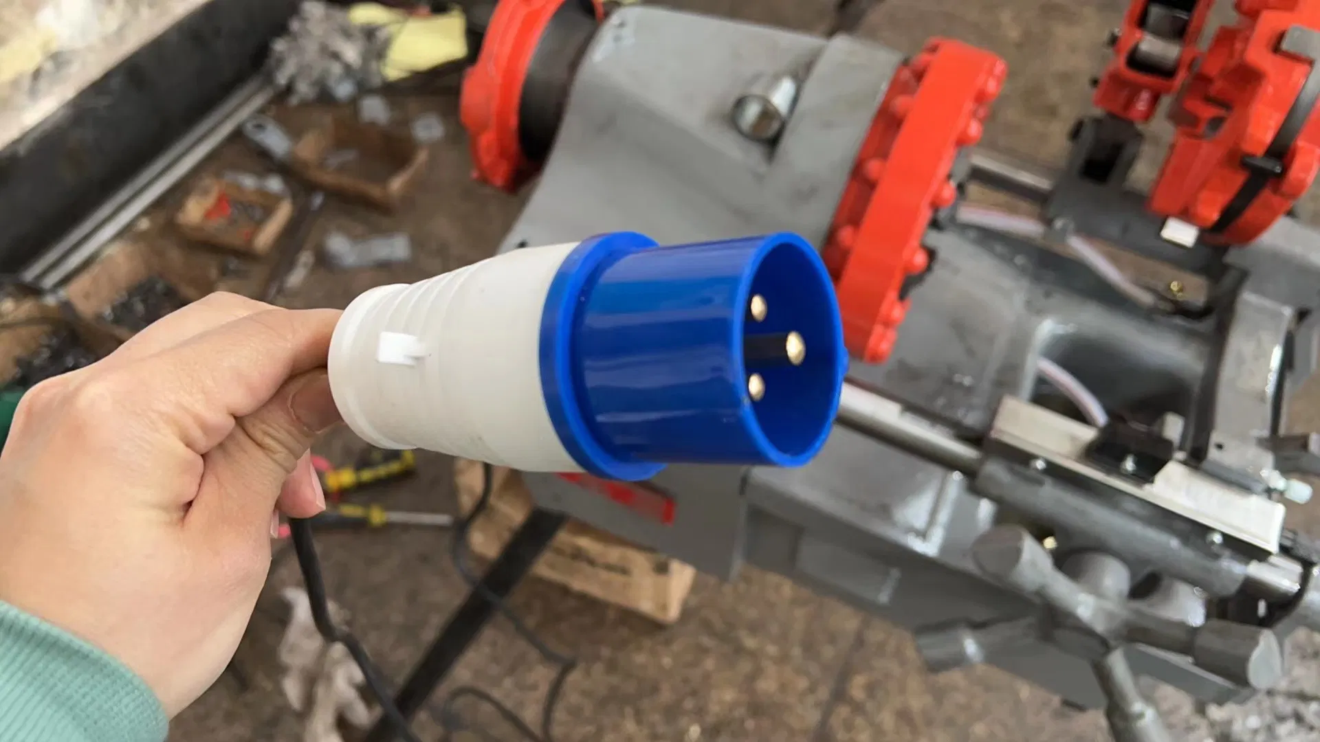 750W 2 Inch Electric Pipe Threader Machine