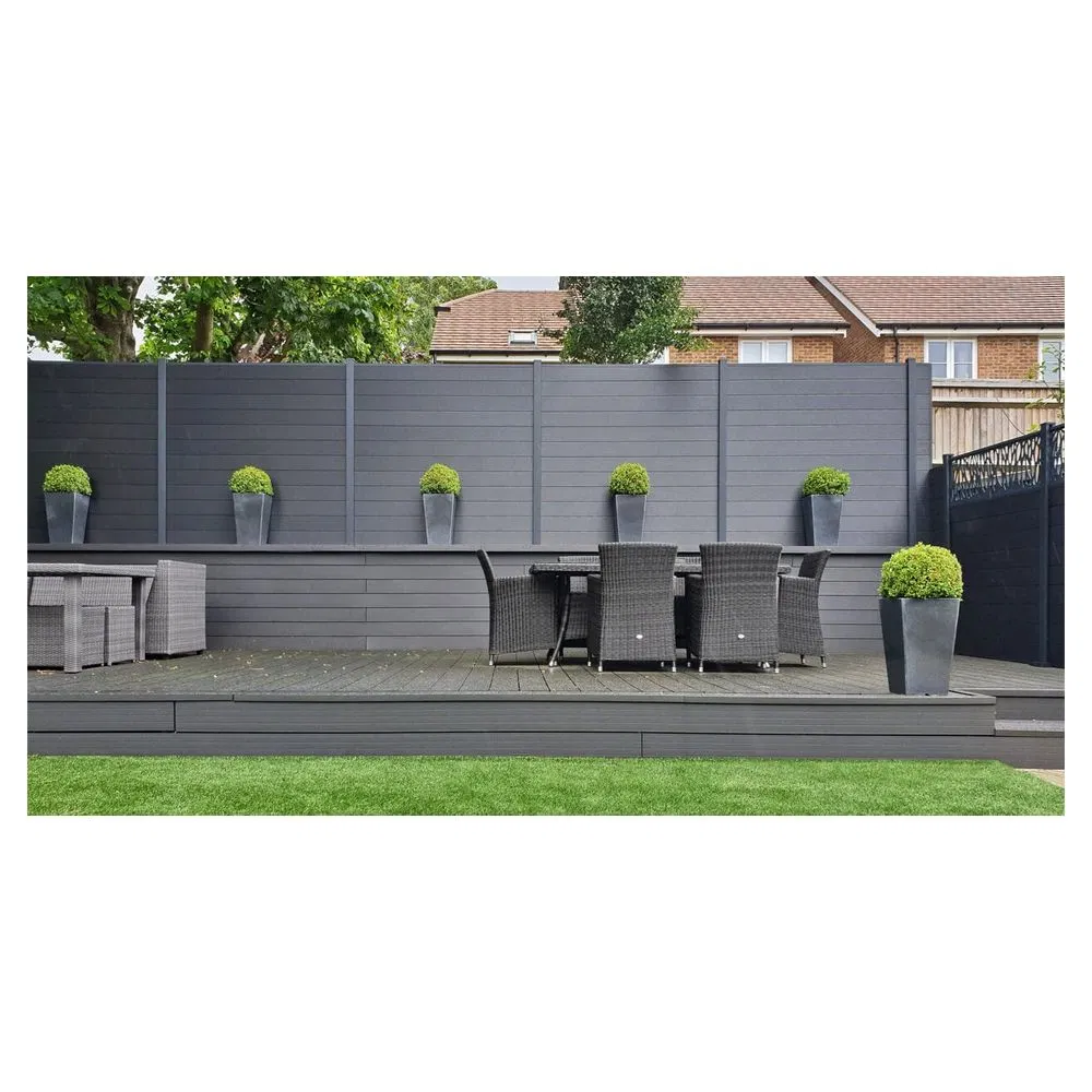Wood Plastic Easily Assembled Customized WPC Garden Design WPC Garden Fence