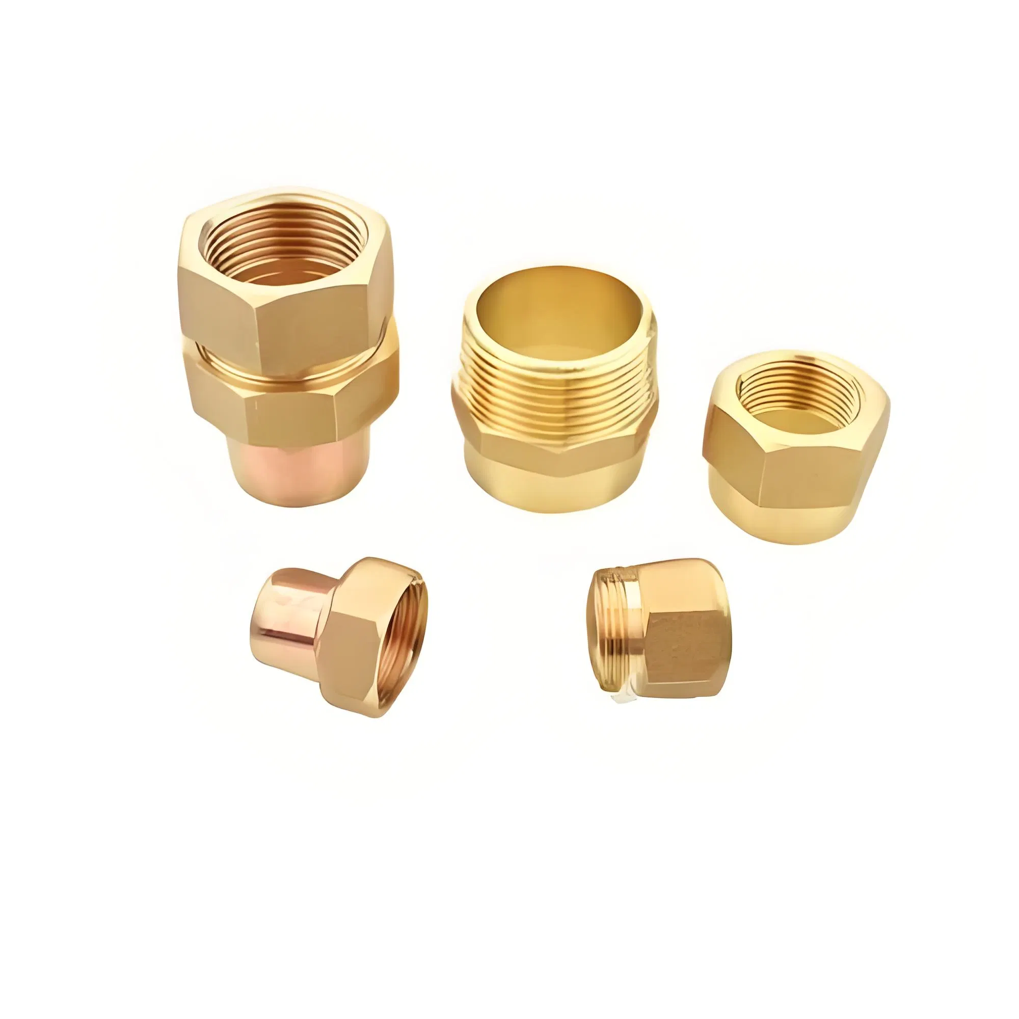 High-Precision Brass Copper Union Fitting Water Meter Connector