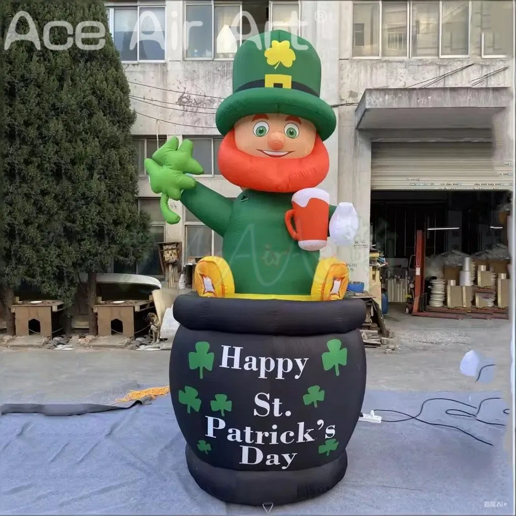 Inflatable Saint Patrick Inflatable Character Model for St. Patrick's Day