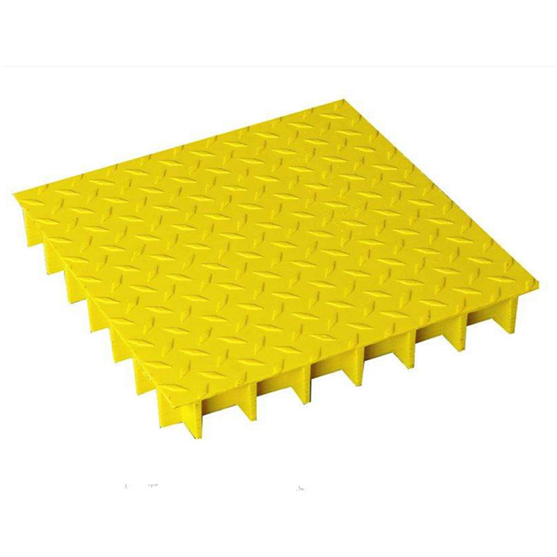 Factory Price Plastic FRP Grating Road Walkway Grating with Solid Cover