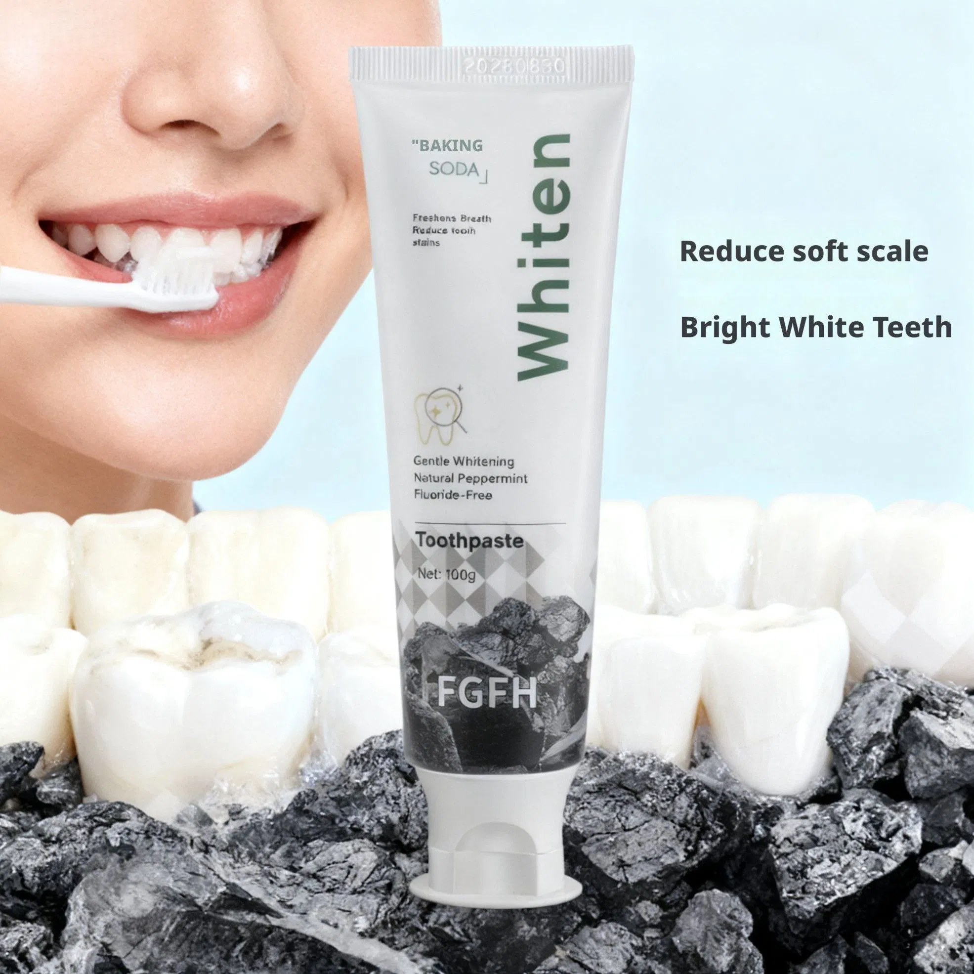 Top Notch Whitening Baking Soda Bright Teeth Oral Health Stain Removal Fgfh Toothpaste