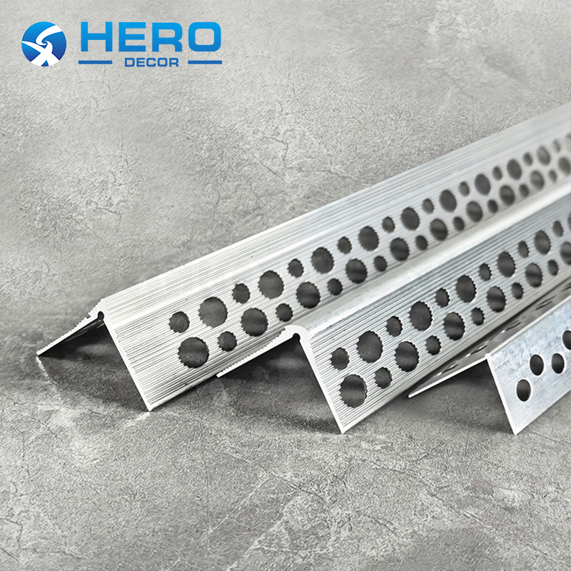 Aluminum Wall Corner Bead Factory Depot Directly Deliver Trim Decoration Hero Metal Drywall Protection Tile Beads Beading Strip