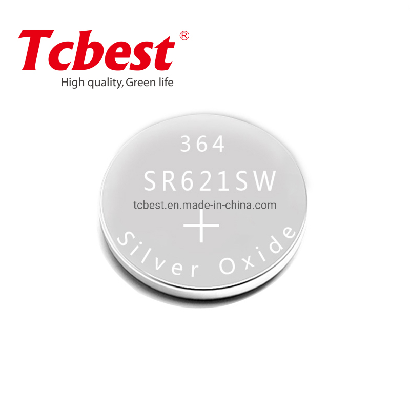 Батарейка SR621W 1.55V серебряно-оксидная AG1