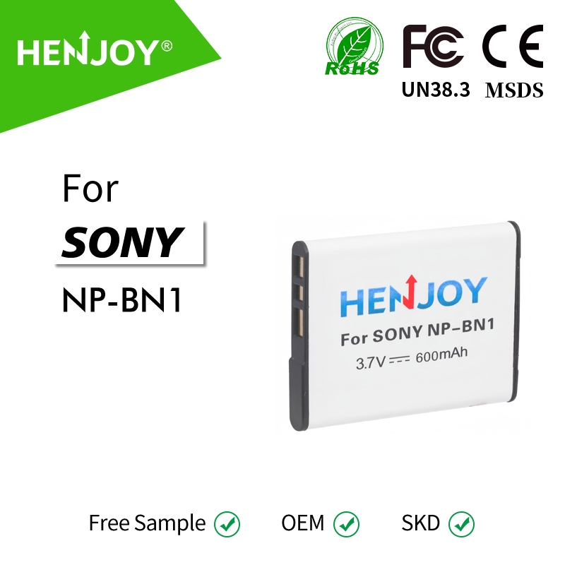 Аккумулятор Sony NP-BN1 с индикатором заряда