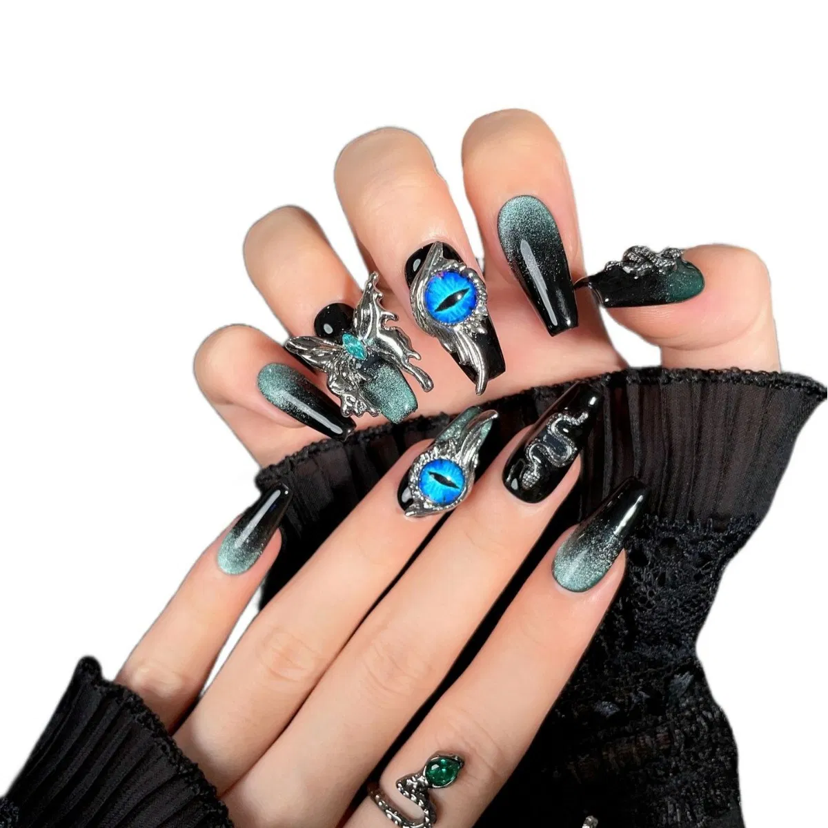 Handmade Artificial Fingernails High Quality Acrylic Press on Nails