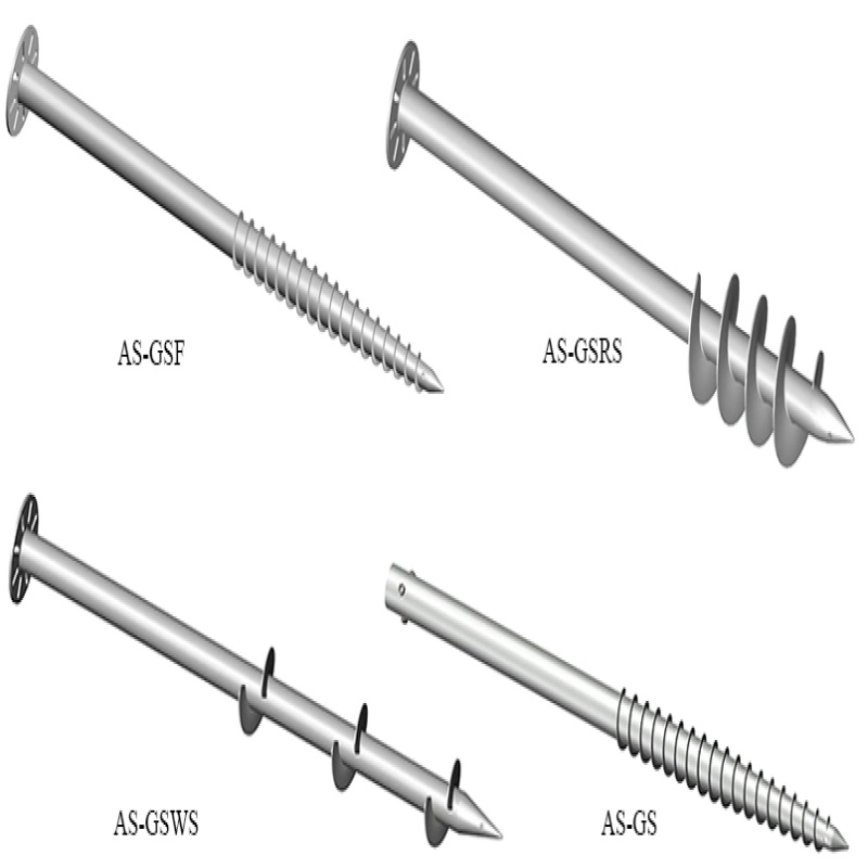 Винтовые сваи CXGL с горячим цинкованием