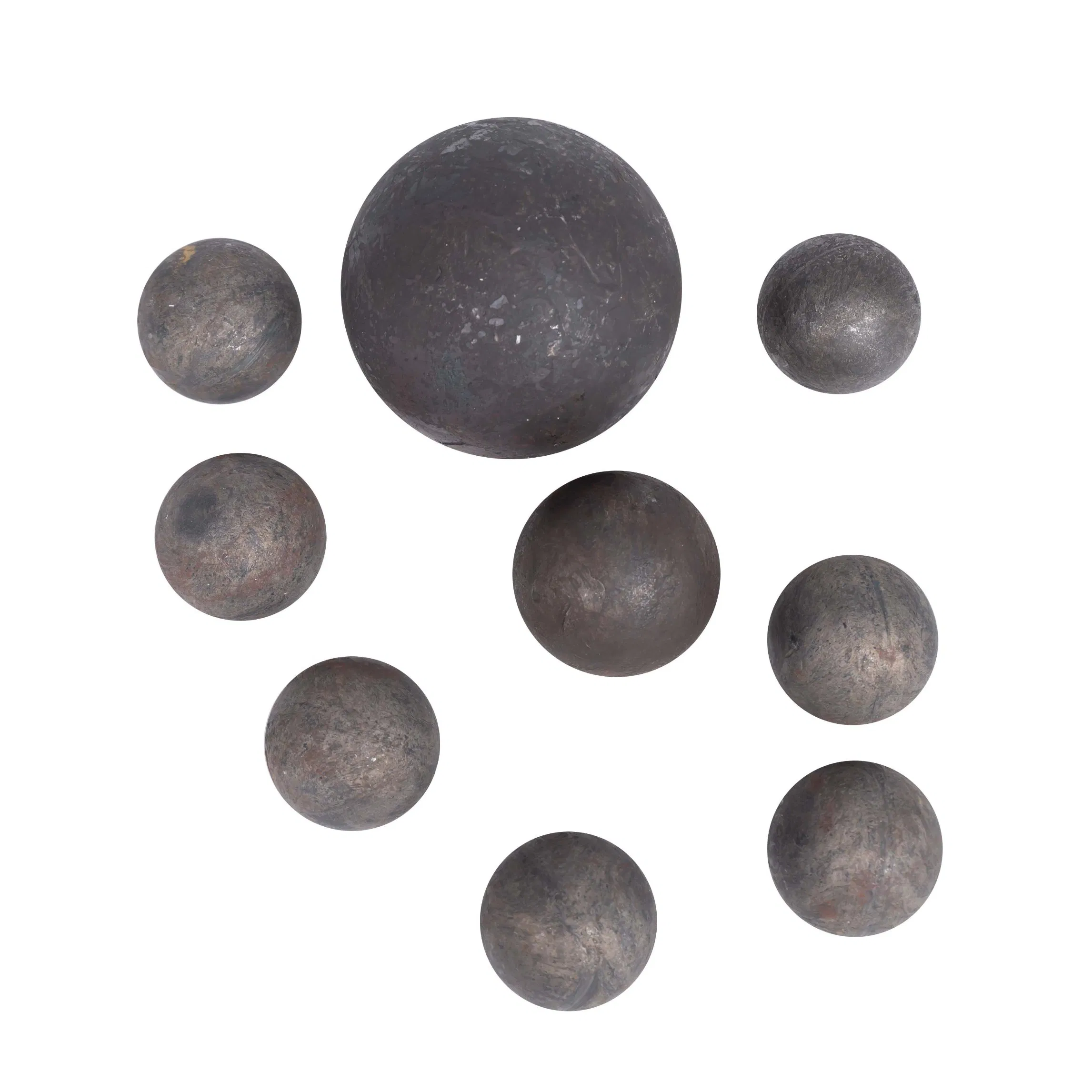 Стальные мелющие шары 20-150 мм 45#, 50Mn, 60Mn, 65Mn, B2, B3