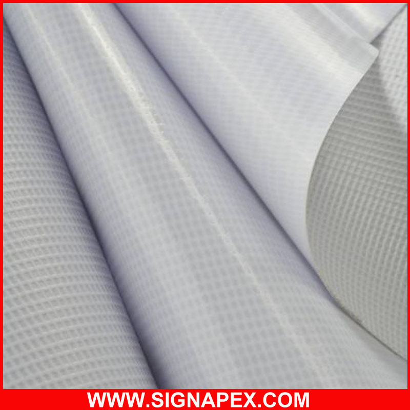 PVC Flex Material, Coated Vinyl Frontlit for Solvent Printing