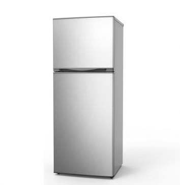 200L Top Freezer Double Door Refrigerator for Home Use White Fridge