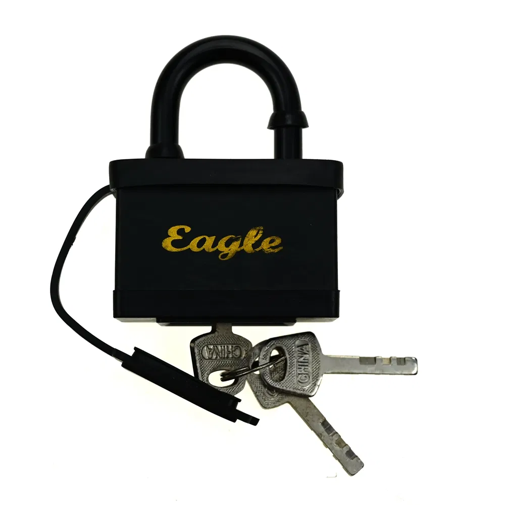 Yh2241 65mm PVC Housing Waterproof Padlock Square Iron Padlock