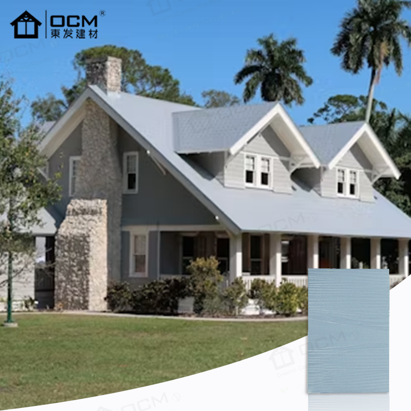 Thermal Insulation Wood Texture Cement Board Energy Efficient Exterior Wall Cold Climate