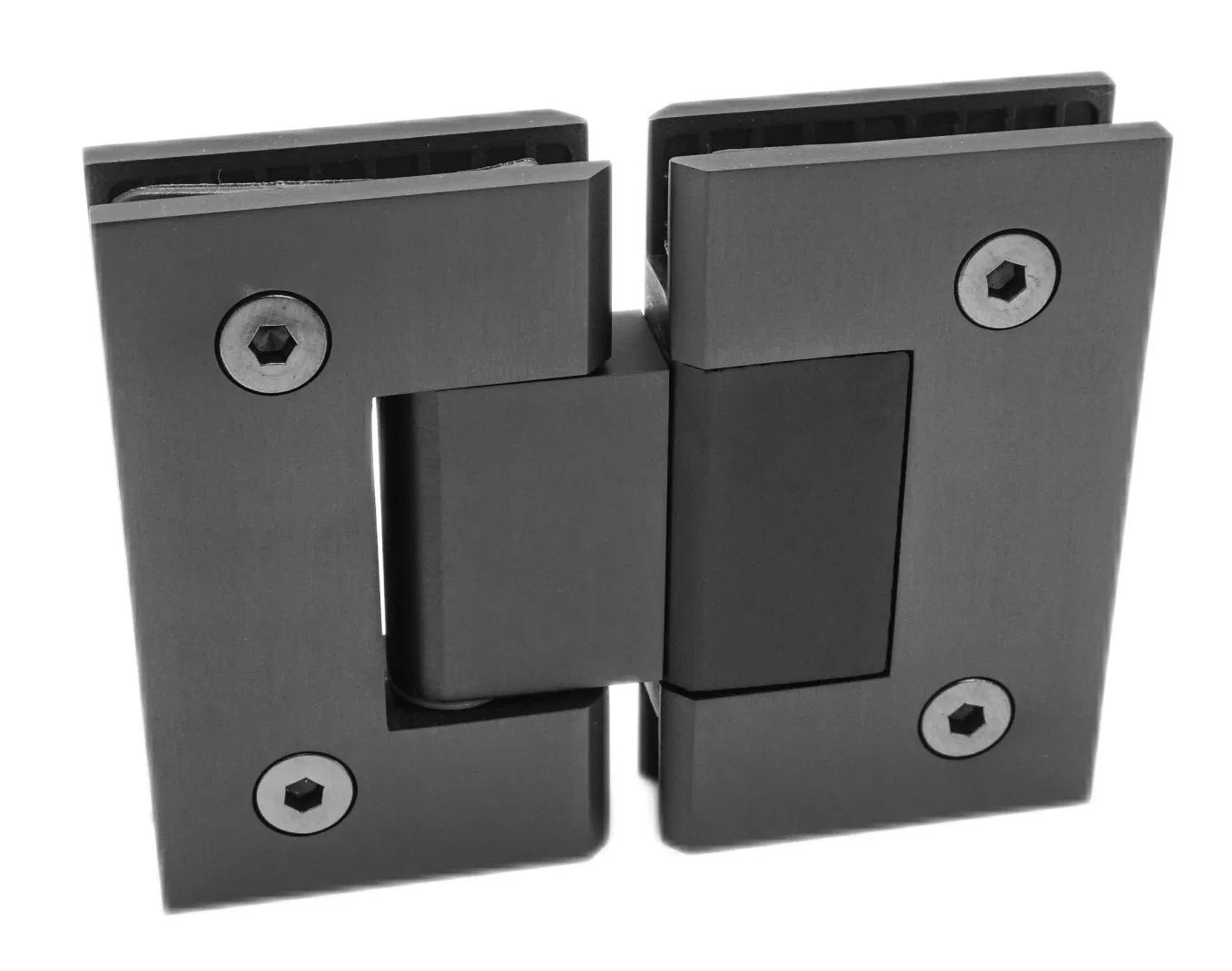 SUS304 Stainless-Steel Bathroom Shower Glass Hardware Manufacturer Heavy Duty Swivel Pivot Adjustable Wall-Mount Glass-to-Glass 90 135 180 Degree Door Hinge