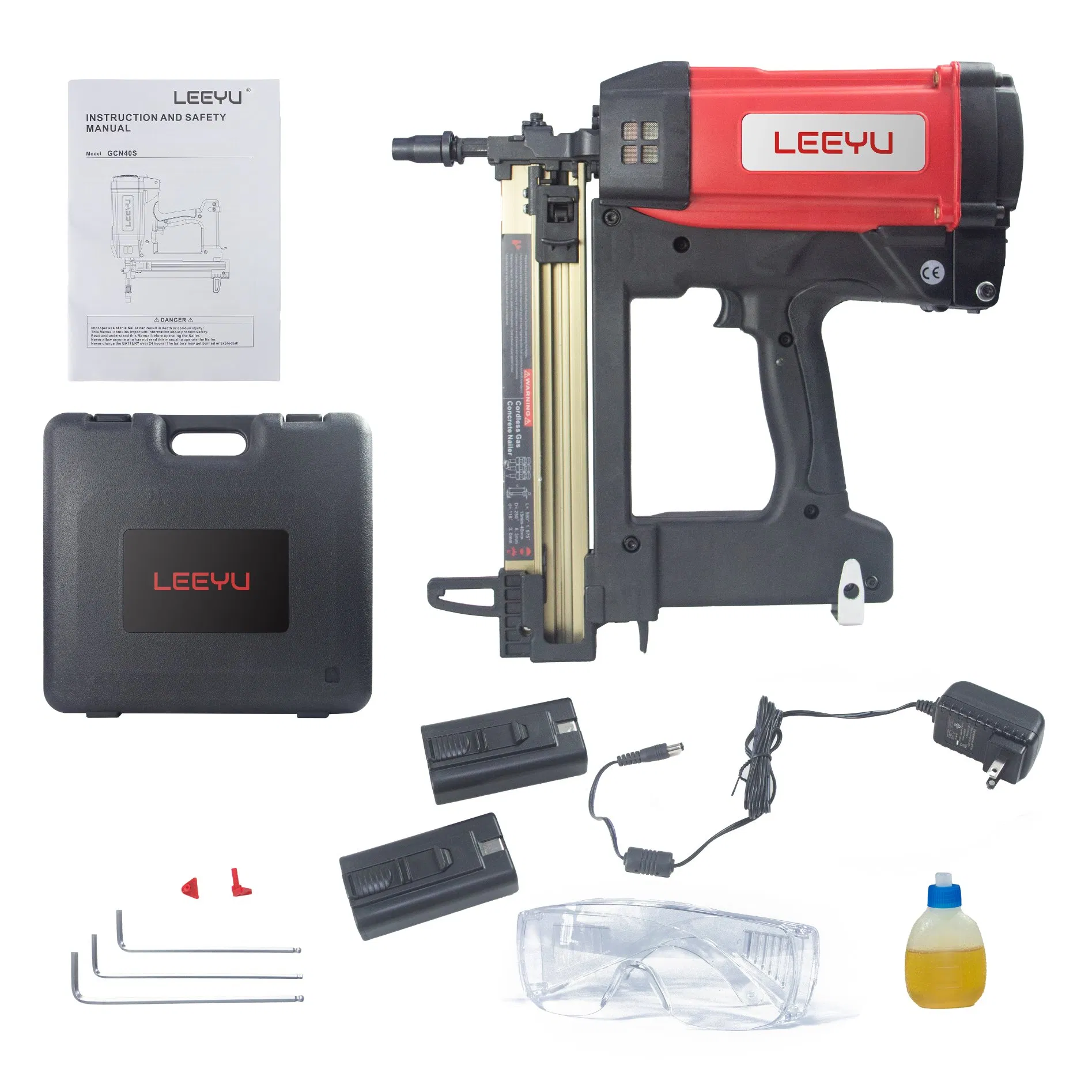 Пистолет газовый для бетона GCN40S