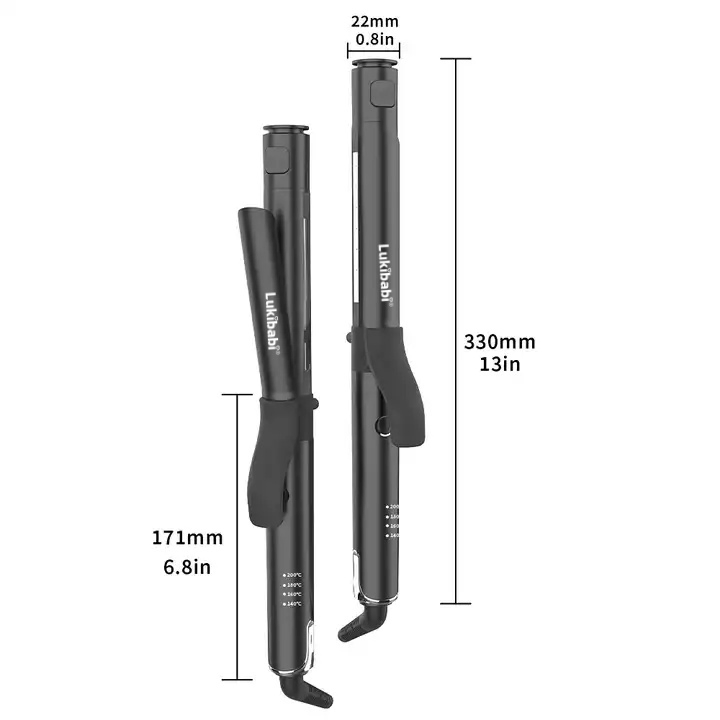 Ultra-Fast Heating Titanium Hair Straightener for Effortless Styling